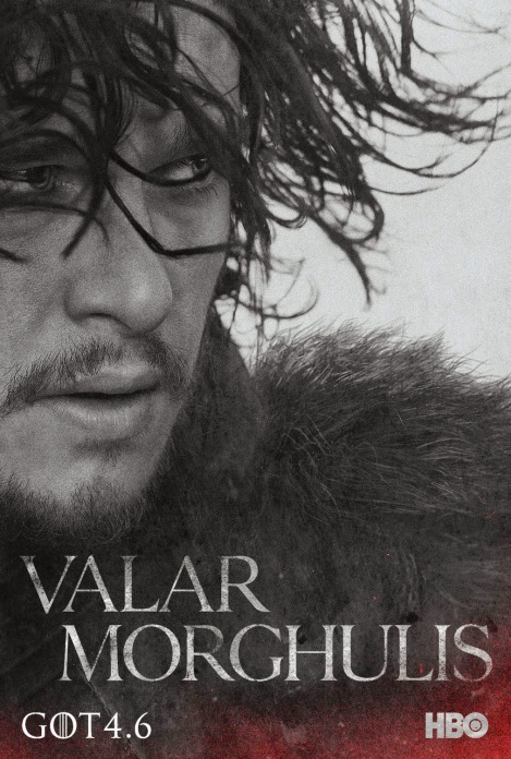 Game of Thrones Season 4 Valar Morghulis Teaser Character Television Poster Set - Kit Harington as Jon Snow